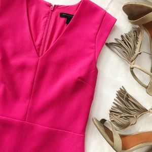 Banana Republic Pink Fitted Dress Size 2